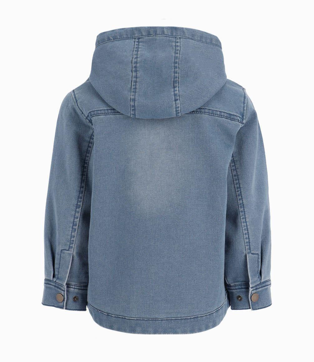 Camisa Niño Con Gorro Denim Celeste-4