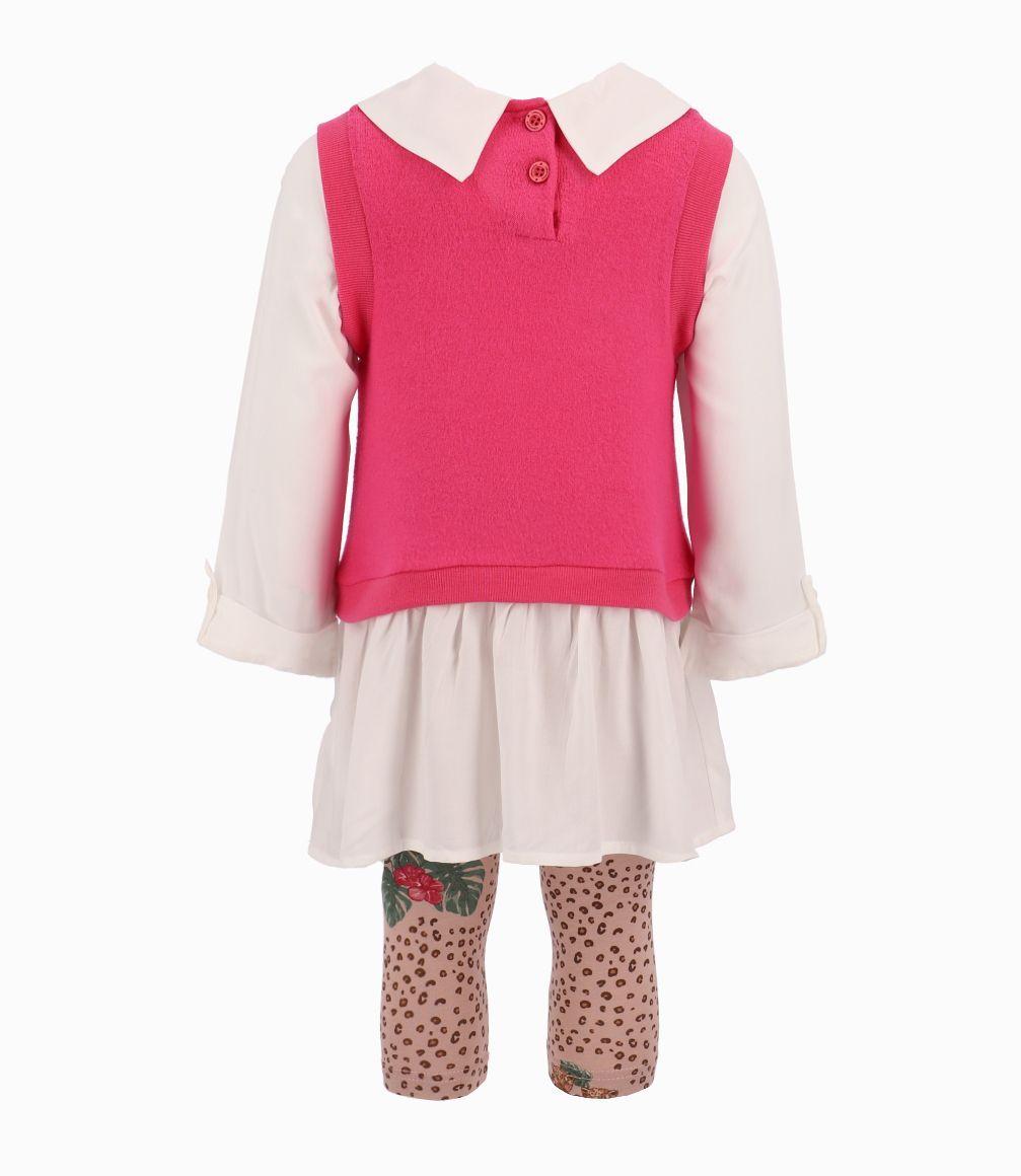 Conjunto Bebé Niña Con Leopardo Limonada Frutilla-2