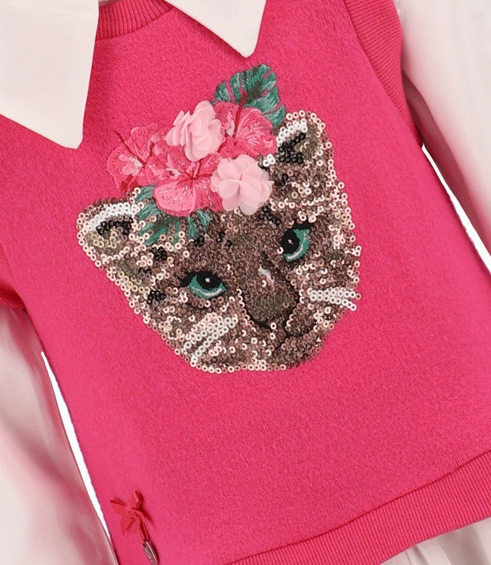 Conjunto Bebé Niña Con Leopardo Limonada Frutilla-5