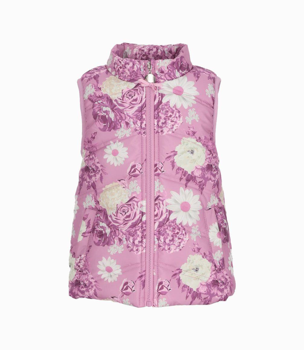 Parka bebé sin mangas palo rosa Limonada-1