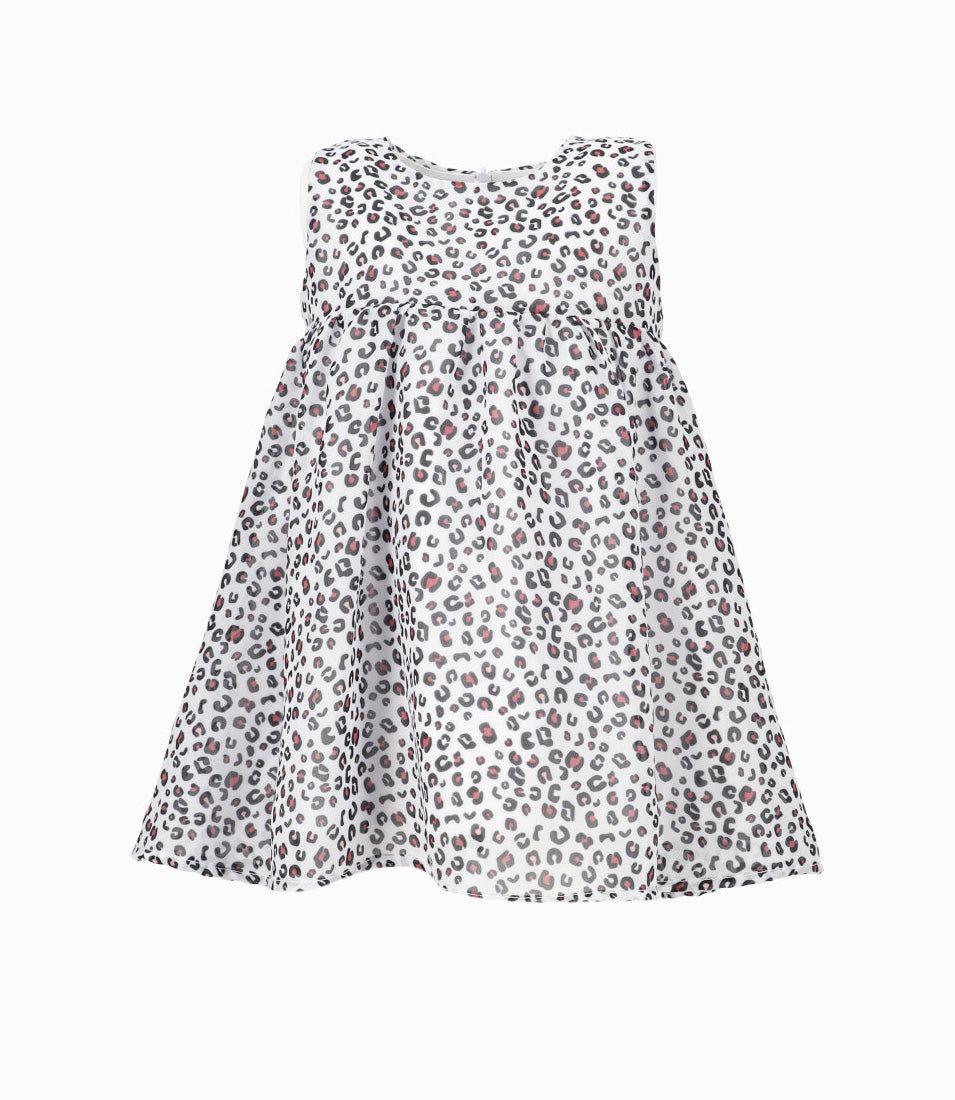 Vestido bebé con bolero tejido burdeo Limonada-2