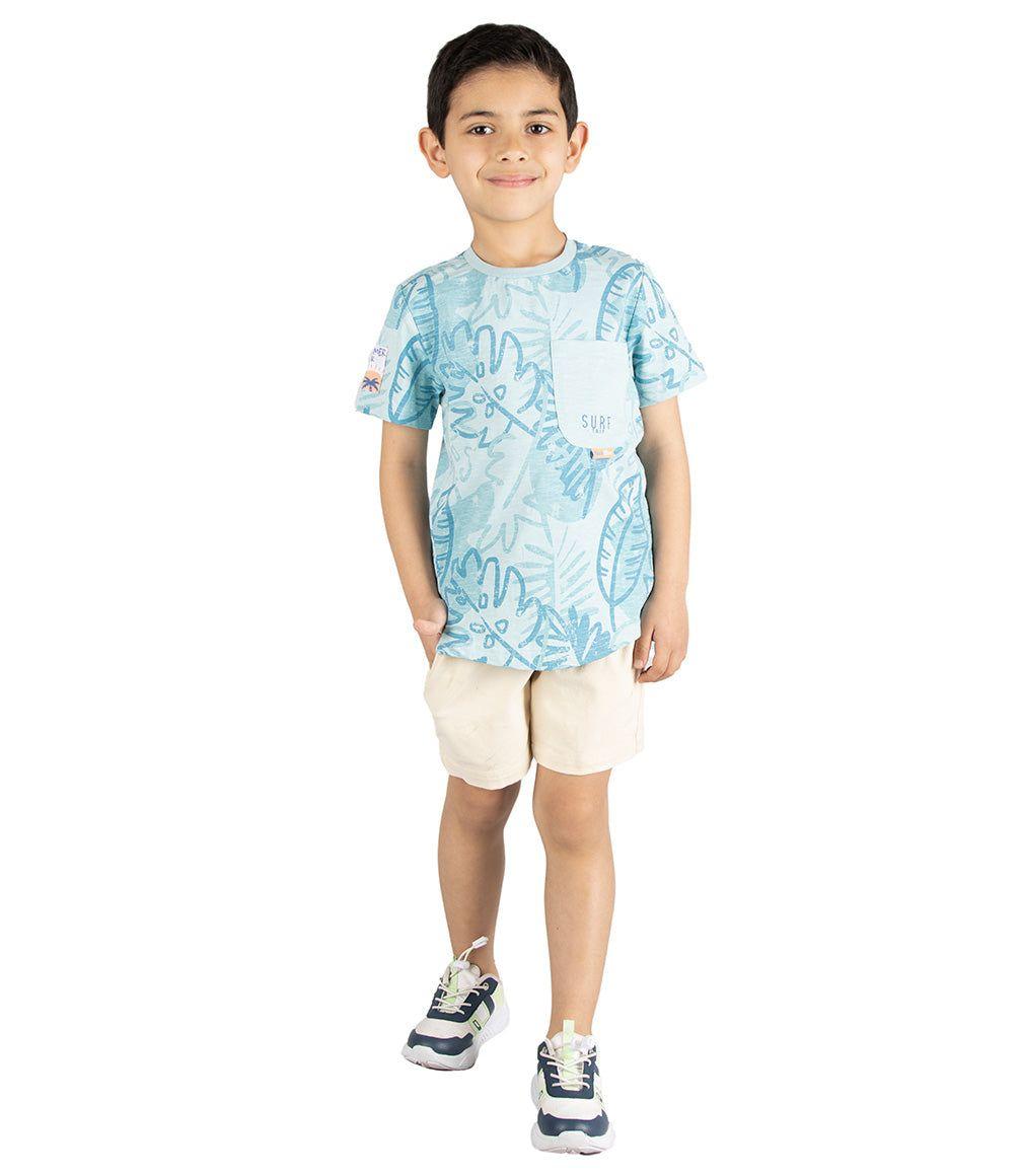 Polera Niño Con Hojas-8