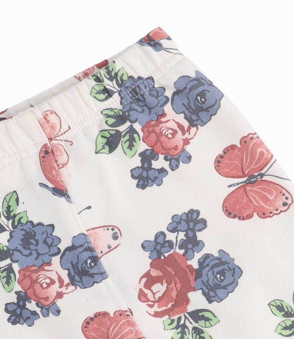 Buzo Recién Nacida Con Flores Y Mariposas Limonada Palo Rosa-2