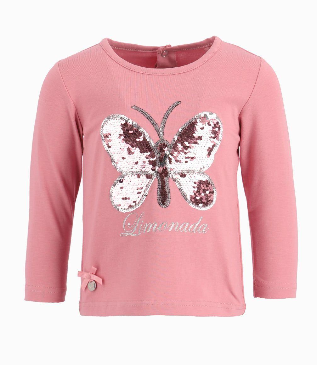 Polera Bebé Niña Tie Dye Limonada Palo Rosa-0