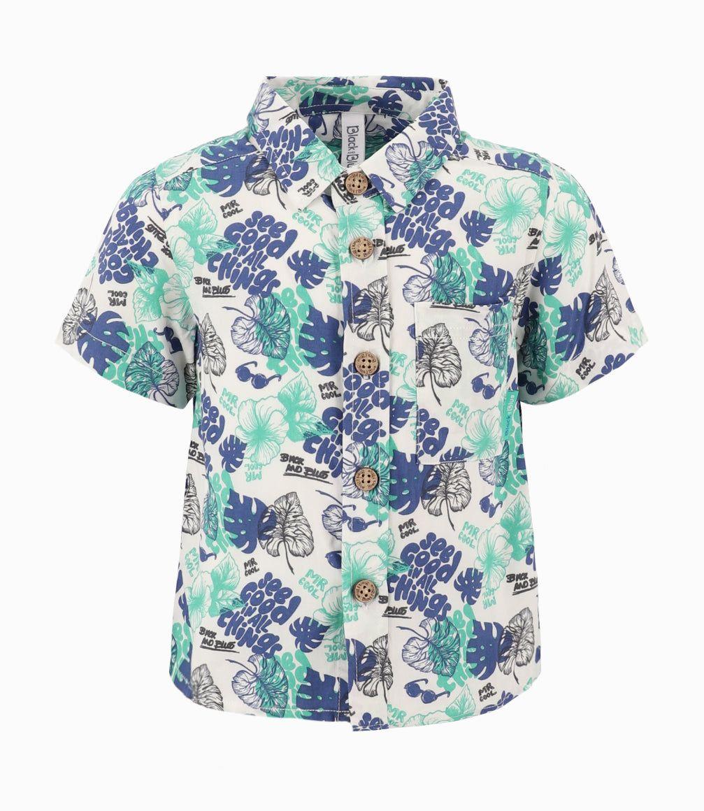Camisa Bebé Con Hojas-6
