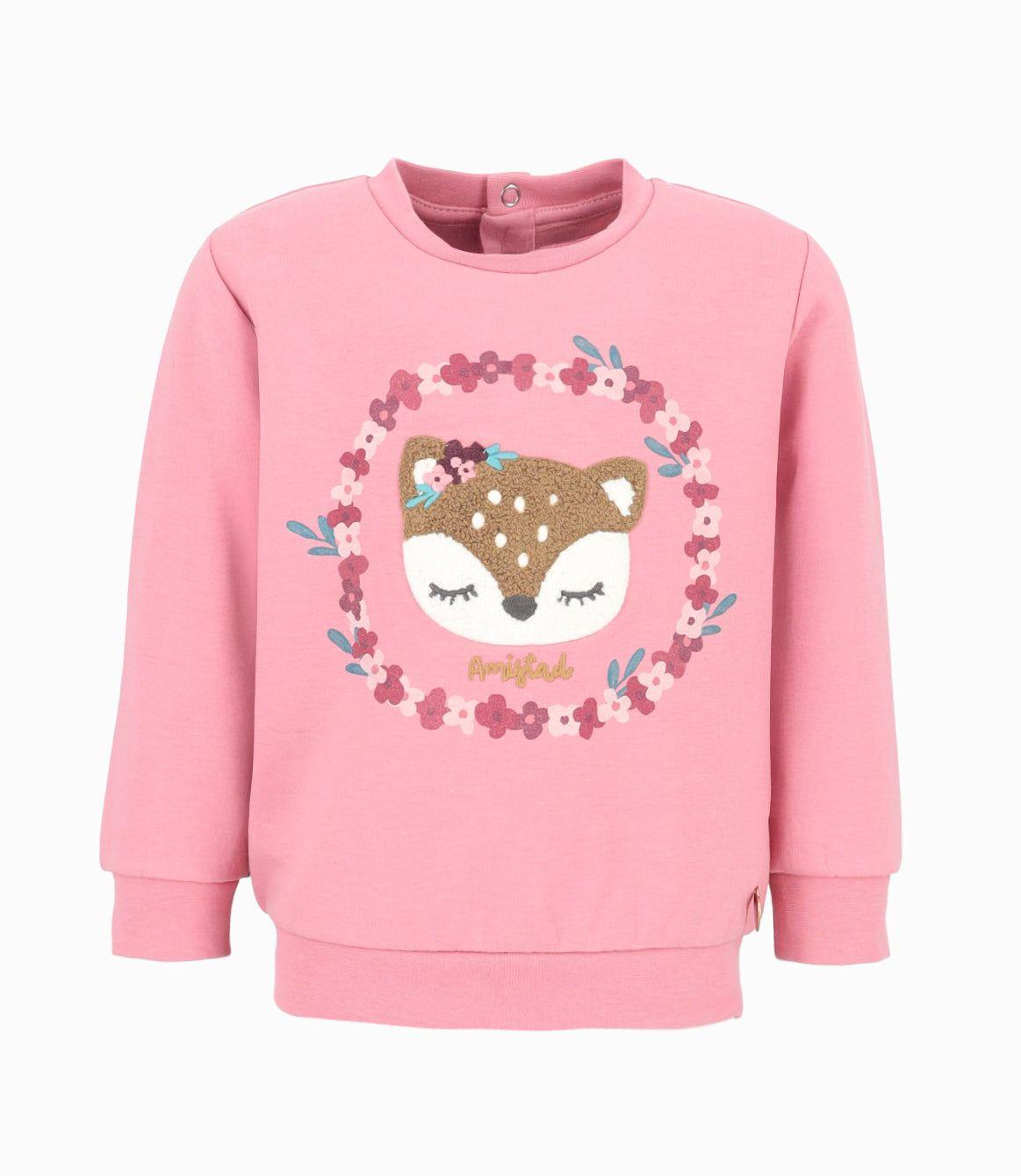Polerón bebés con diseño rosado 4 Kids-1
