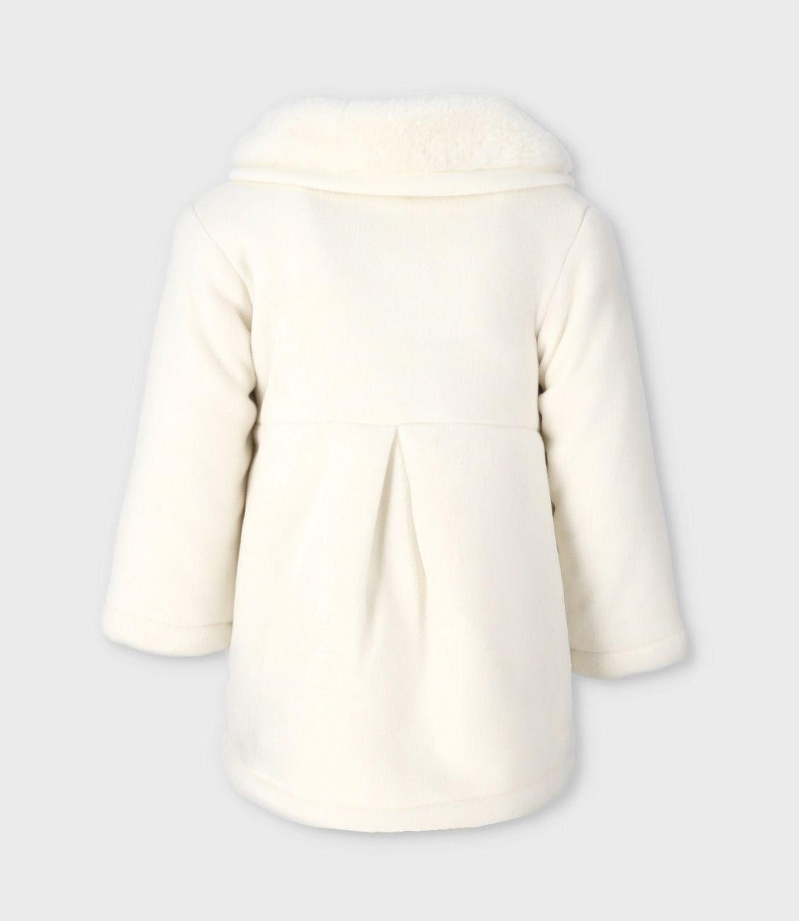 Abrigo bebés micropolar blanco Limonada-1