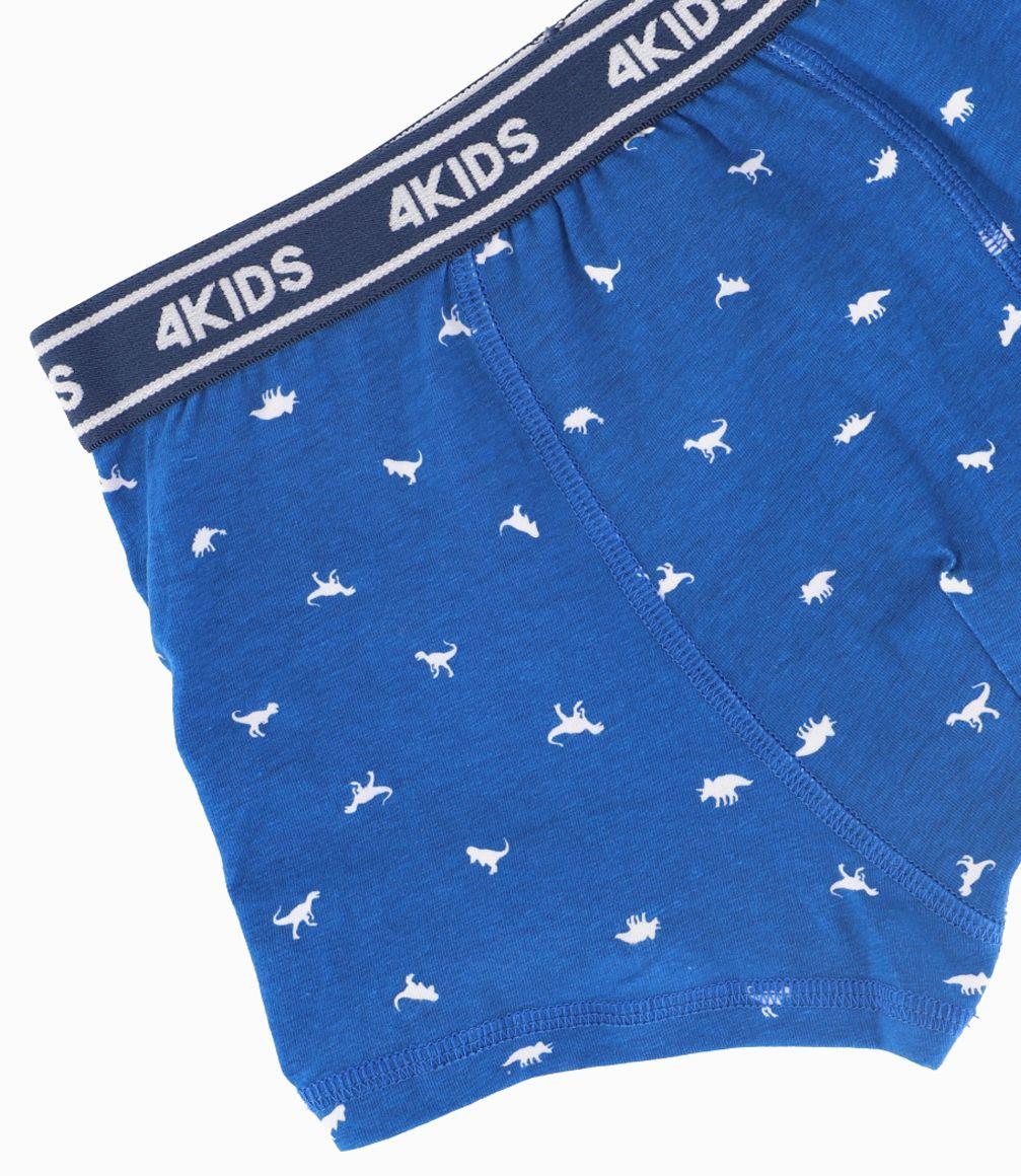 Set 2 Boxers De Algodón Niño Azul 4 Kids-2