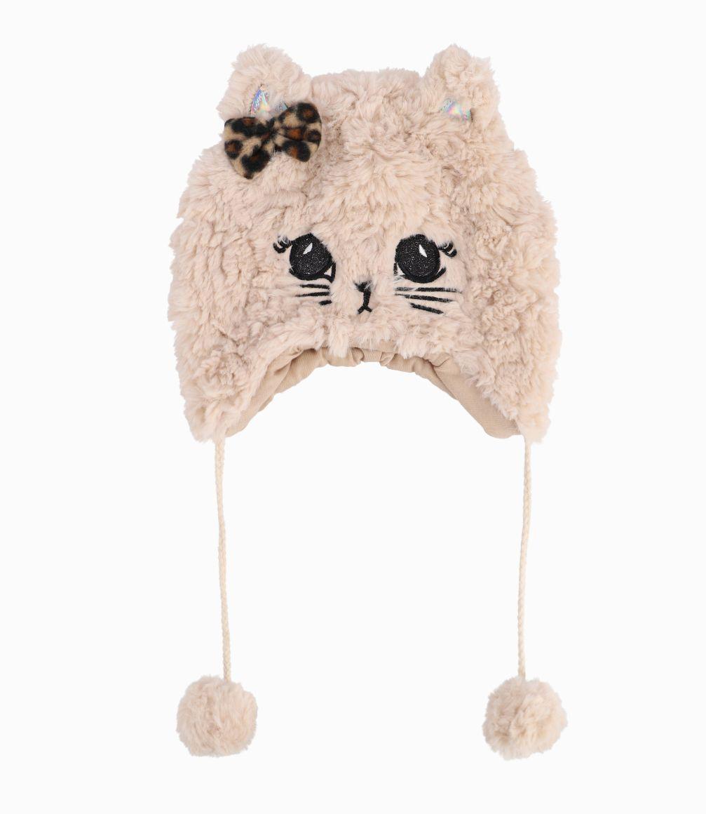 Gorro Recién Nacida Tejido Beige-0