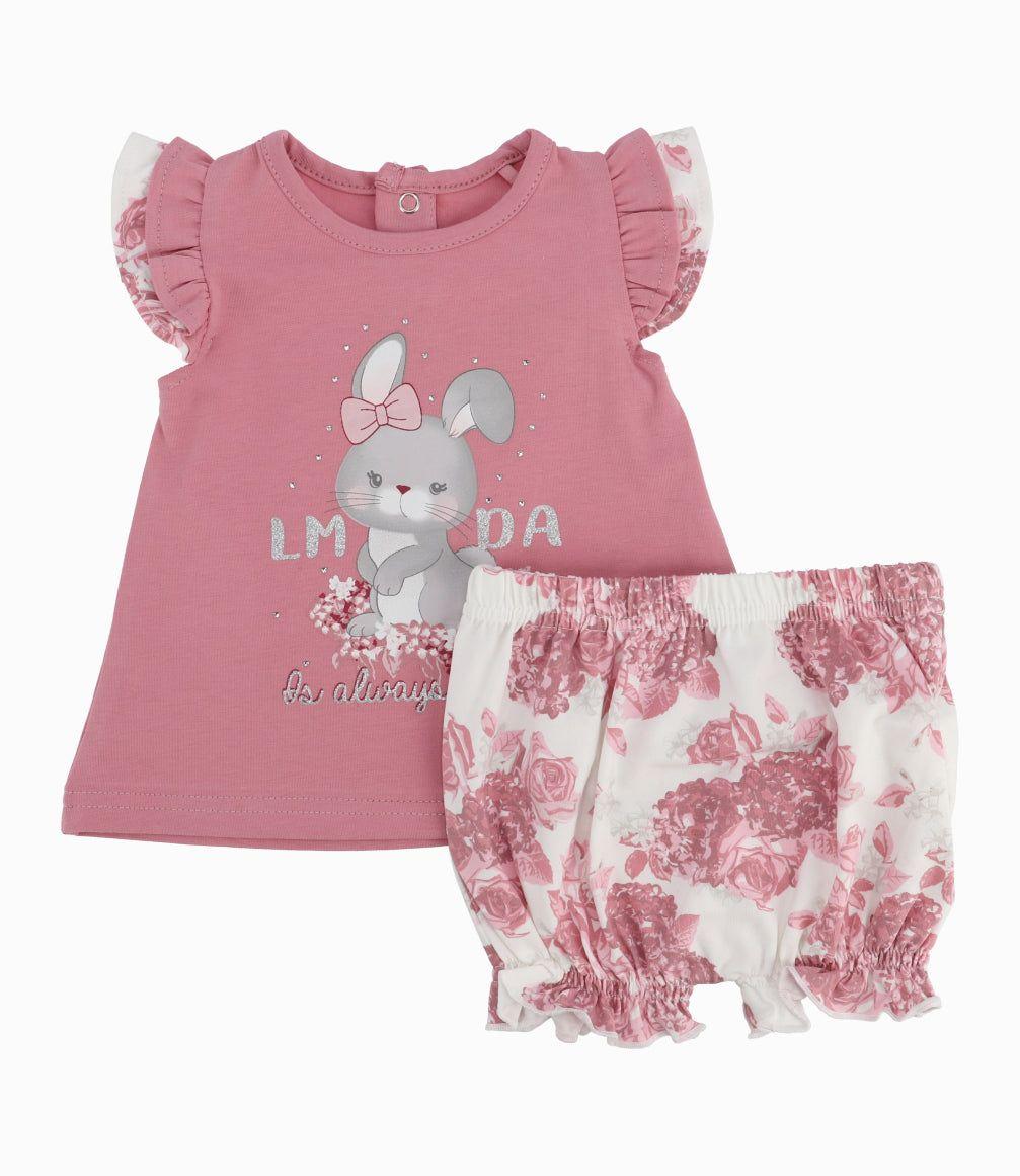 Conjunto Recién Nacida De Polera Y Calzón-0