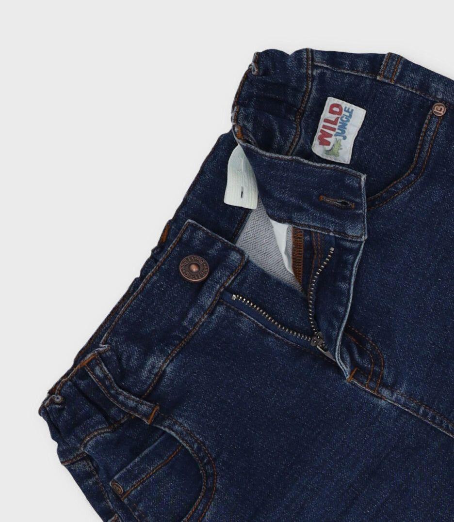 Jeans niño recto azul Black and Blue-2