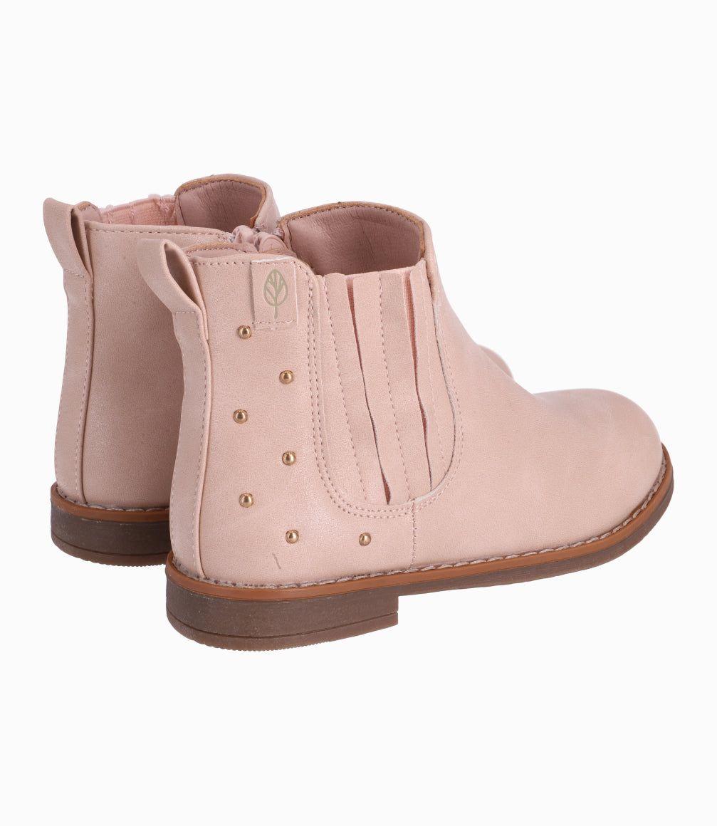Botin Niña Desgastado Con Tachas 4 Kids Beige-8