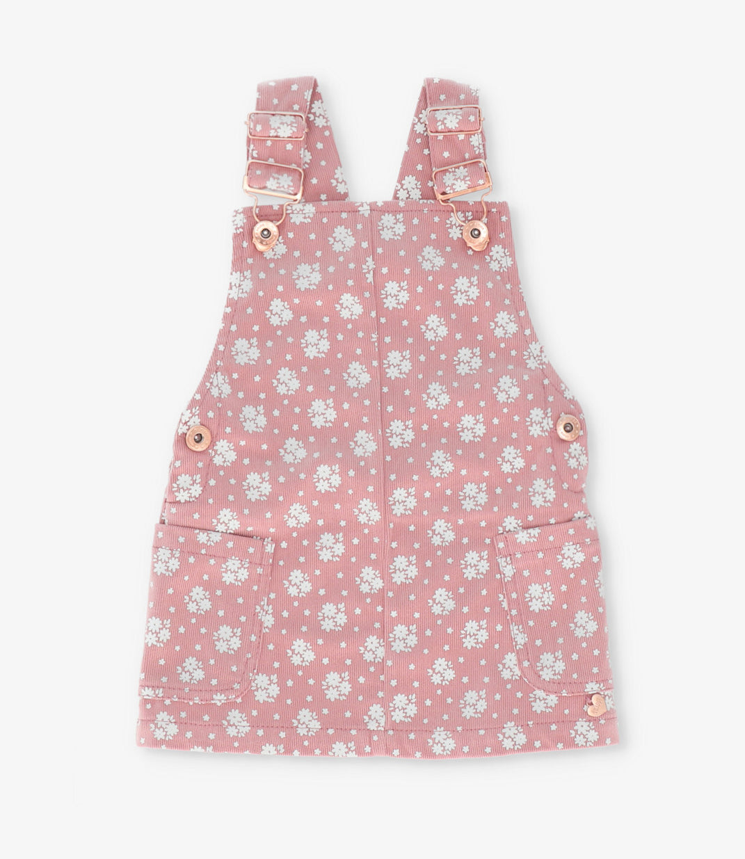 Jardinera niña jumper rosado 4 Kids-0