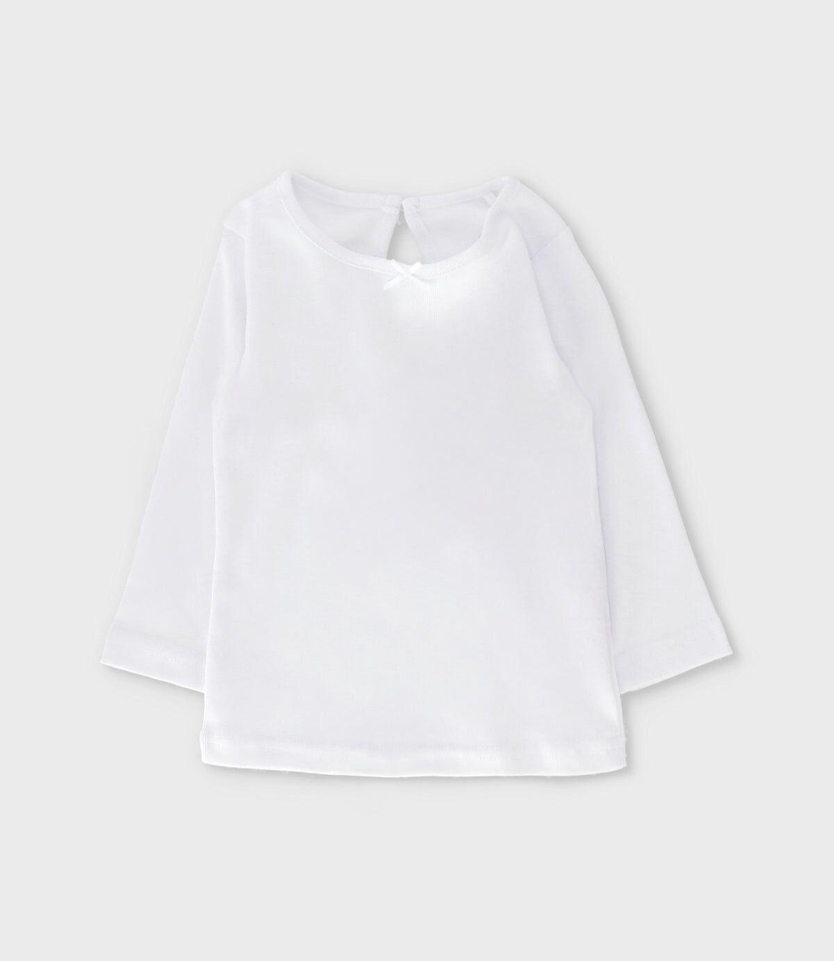 Polera manga larga bebé básica 2 unidades rosado Limonada-2