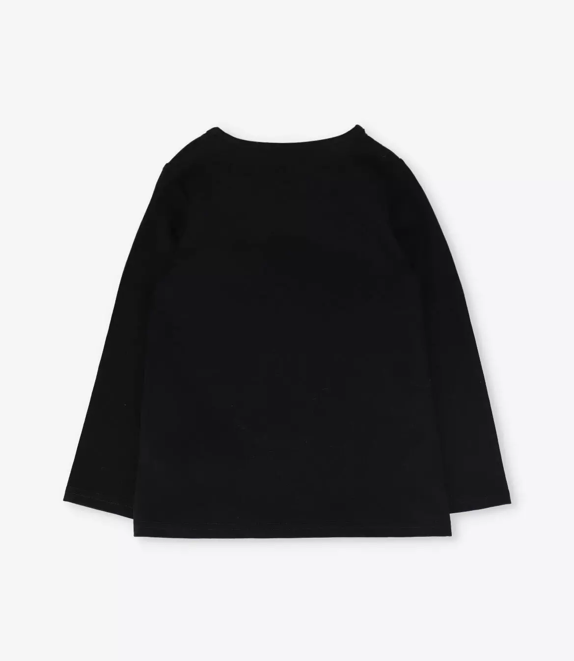 Polera manga larga niña gato negro Limonada-2