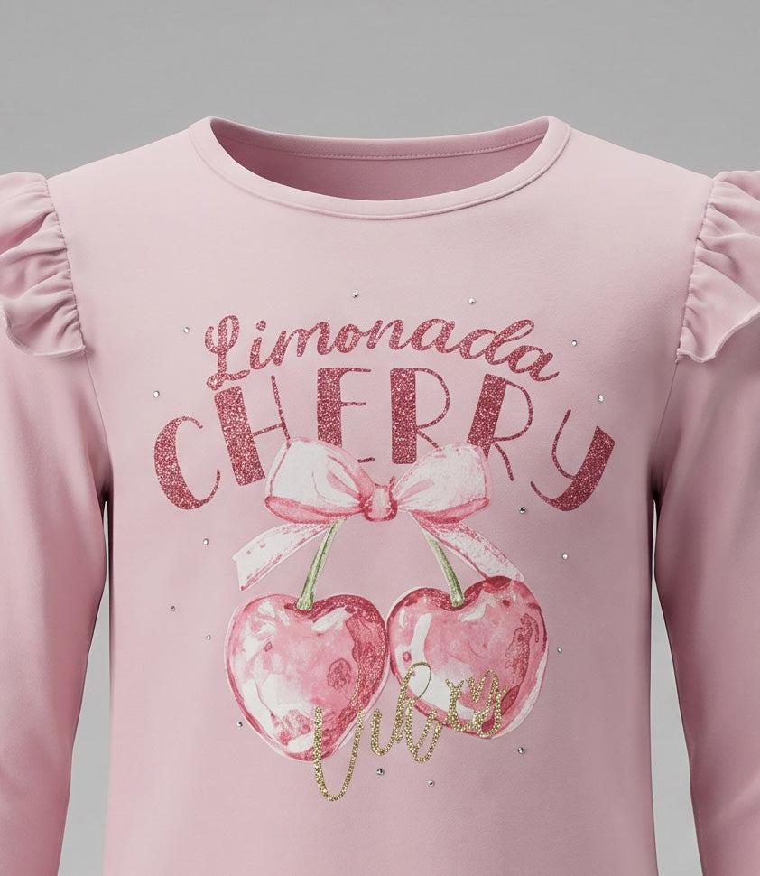 Polera manga larga niña  L11011270702 rosado Limonada-3