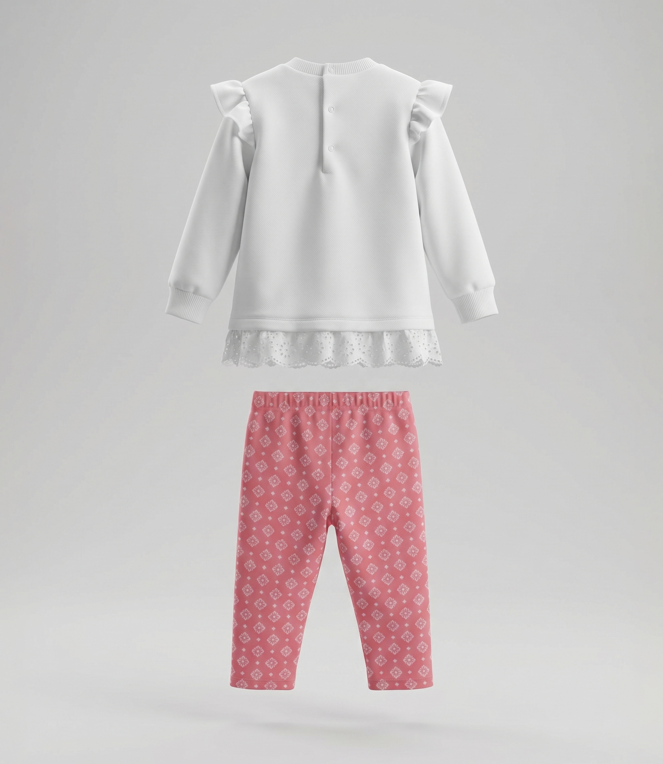 Conjunto bebé con conejo L12221270303 crudo Limonada-2