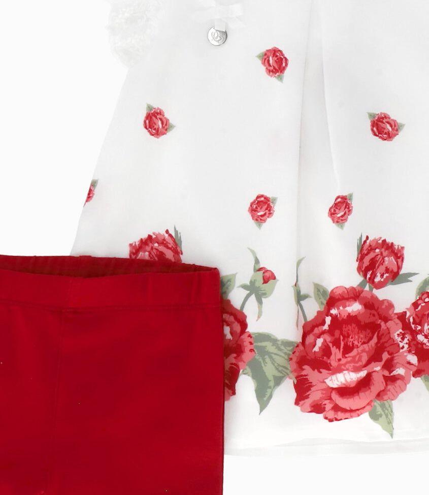 Conjunto bebé con vuelo rojo Limonada-3