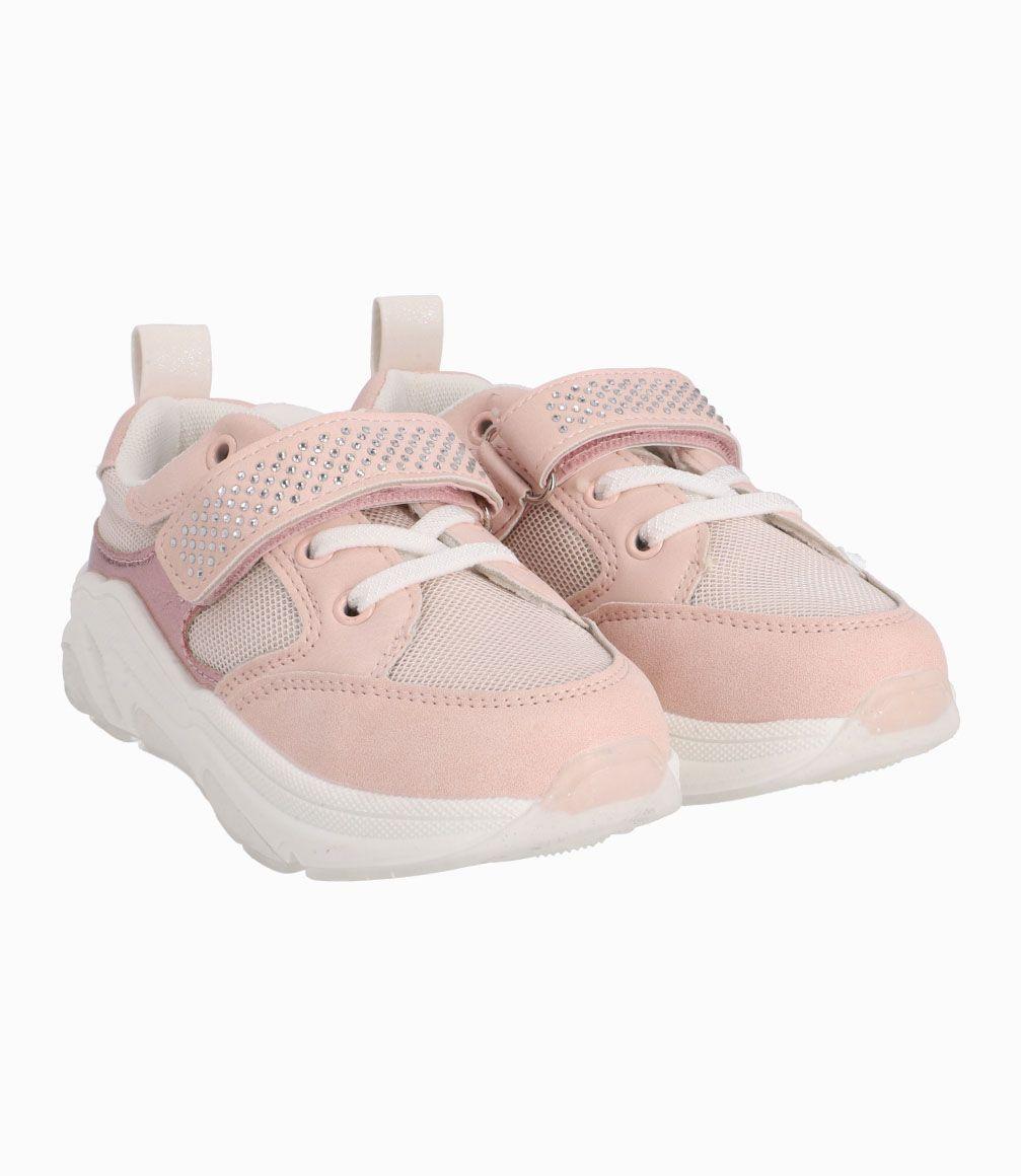 Zapatilla Con Suela Antideslizante Niña Palo Rosa Limonada-0