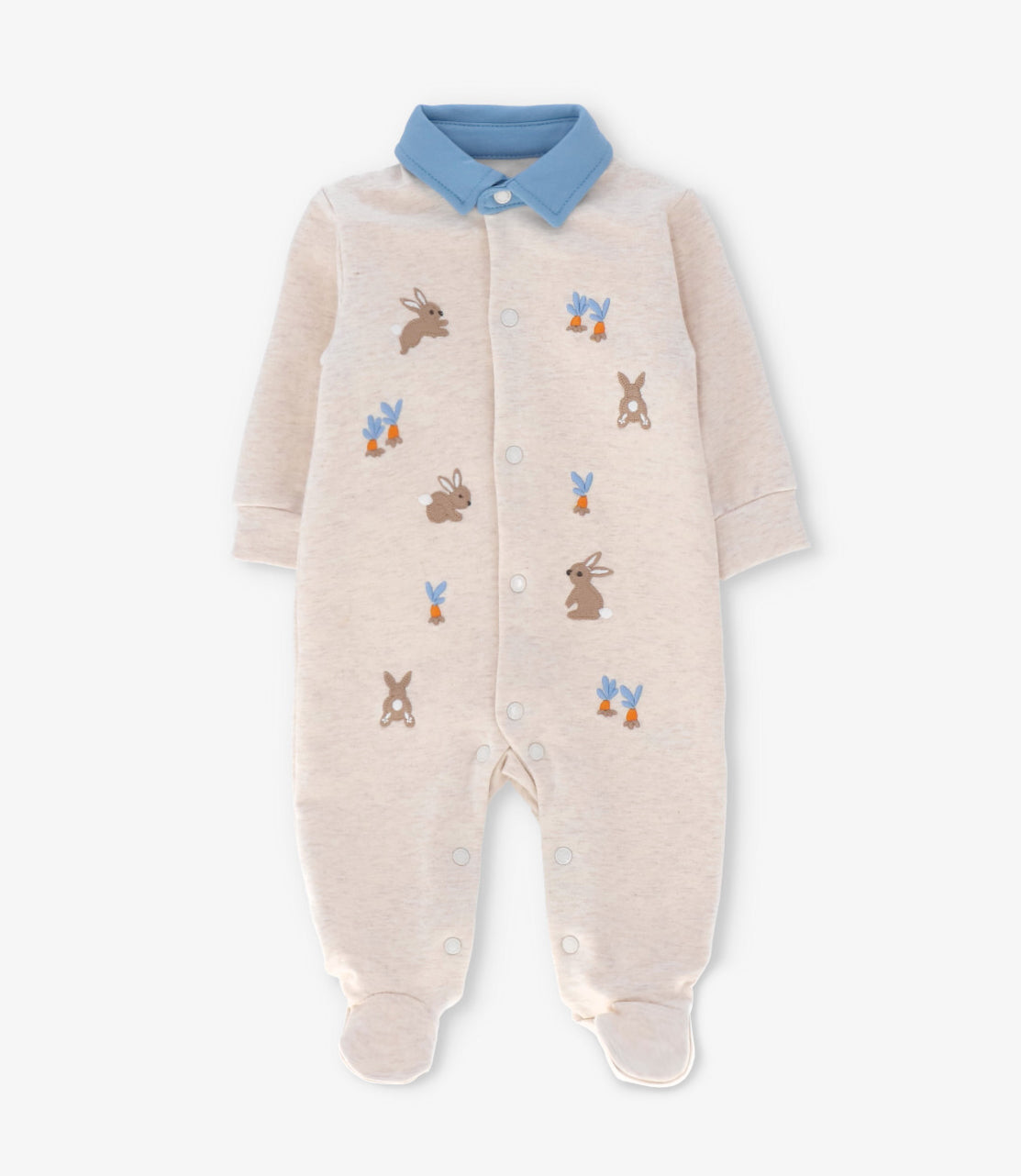 Enterito recién nacido con cuello beige 4 Kids-0