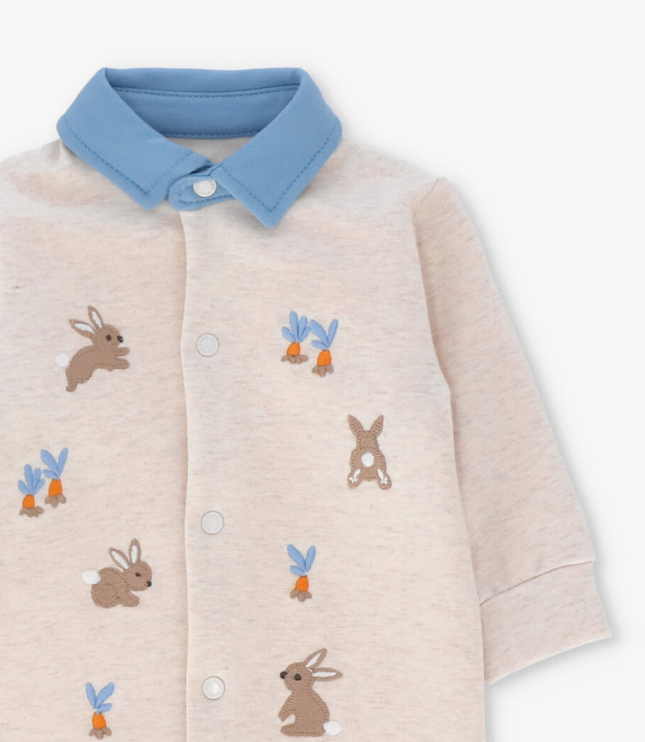 Enterito recién nacido con cuello beige 4 Kids-2