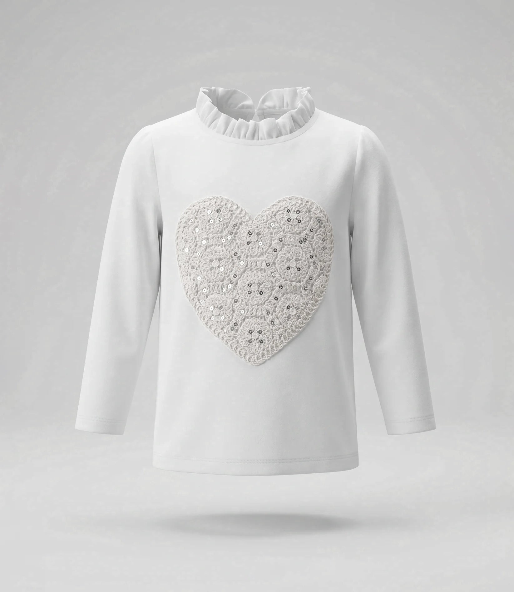 Polera manga larga bebé corazón L12011270203 crudo Limonada-1
