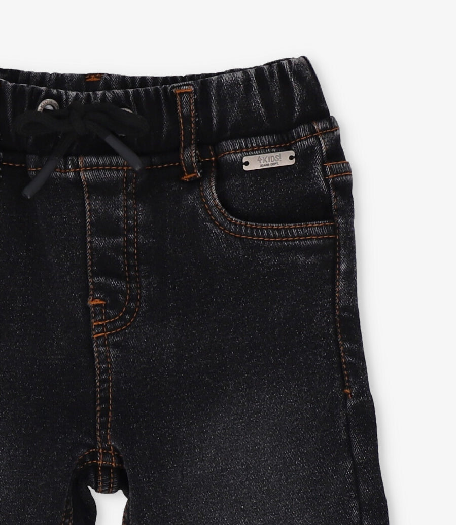 Jeans bebé jogger denim gris 4 Kids-3