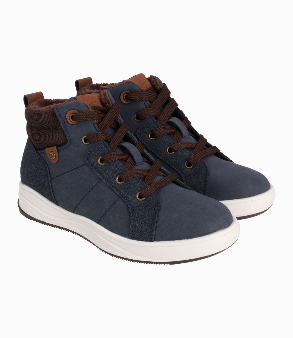 Botín Walk In The Park Niño Azul Marino Black and Blue-0