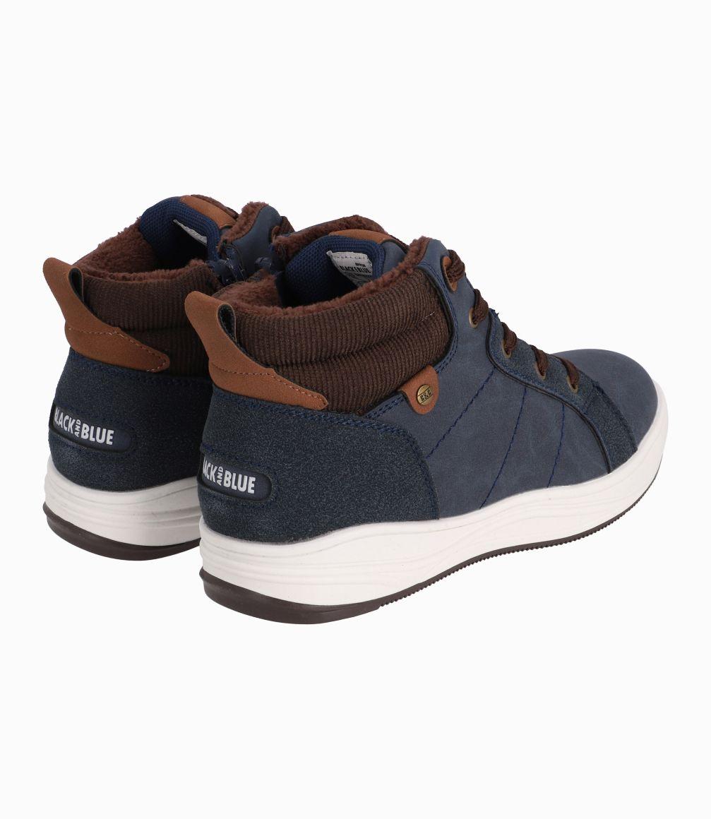 Botín Walk In The Park Niño Azul Marino Black and Blue-2