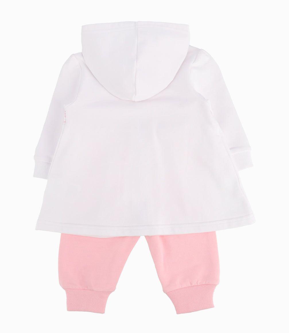 Conjunto Buzo Recién Nacida De Polerón Y Pantalón Rosado-2