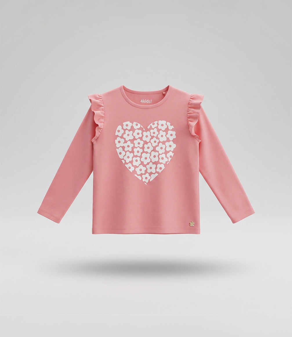 Conjunto polera manga larga y calza niña  F11221270302 rosa-2