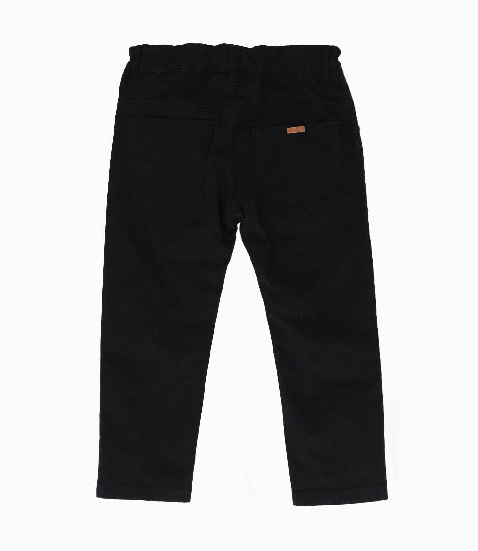 Pantalón niño básico negro Black and Blue-1