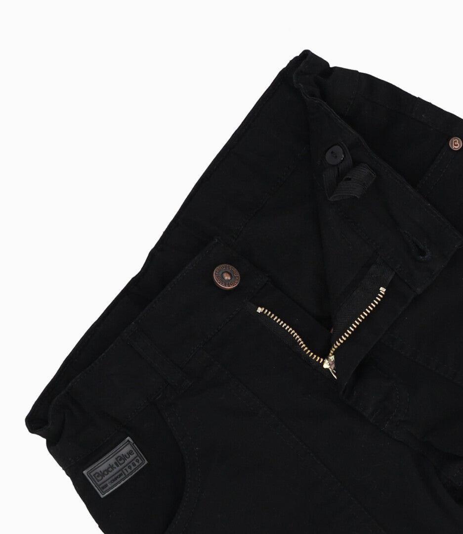 Pantalón niño básico negro Black and Blue-2
