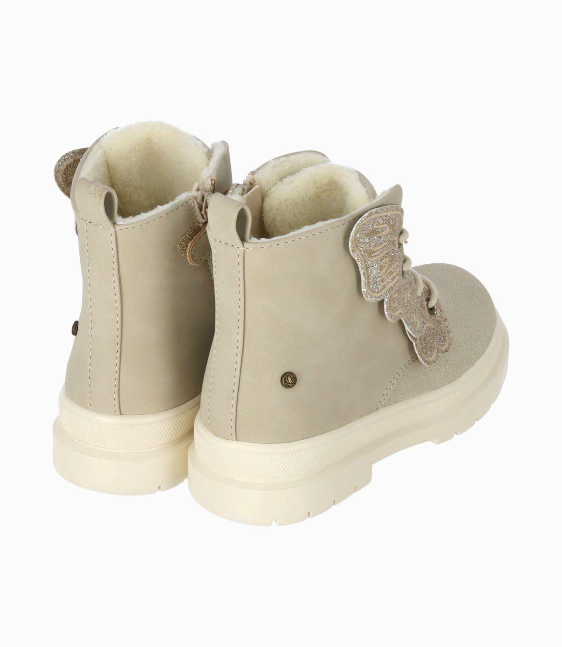 Botín niña mariposa beige Limonada-2