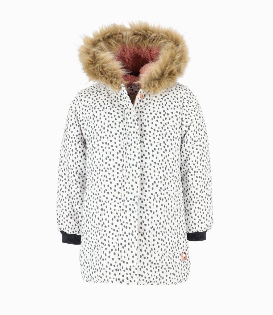 Parka niña puntos blanco 4 Kids-0