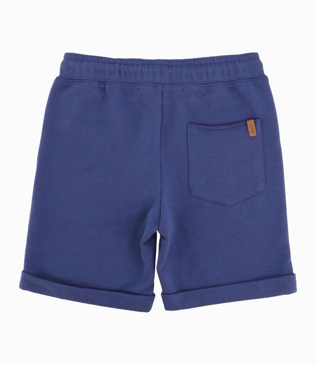 Bermuda Niño Básico Azul Piedra-3