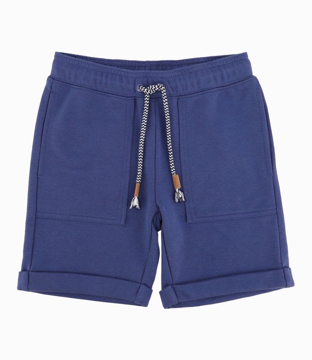Bermuda Niño Básico Azul Piedra-4