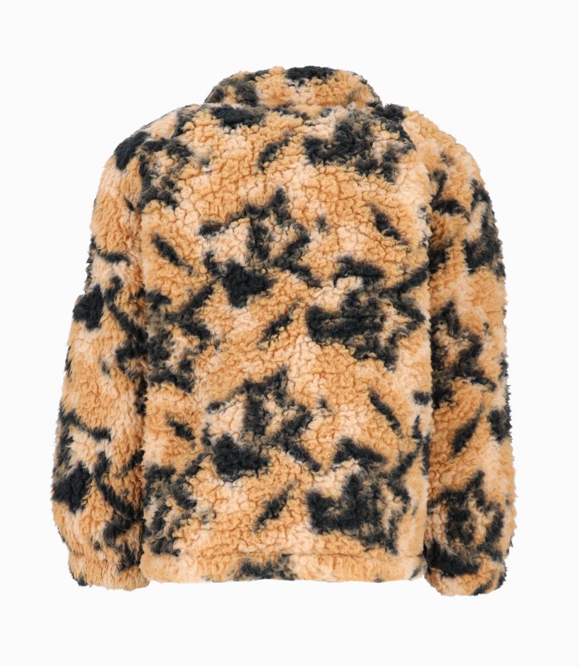 Polerón niño sherpa camel Black and Blue-1