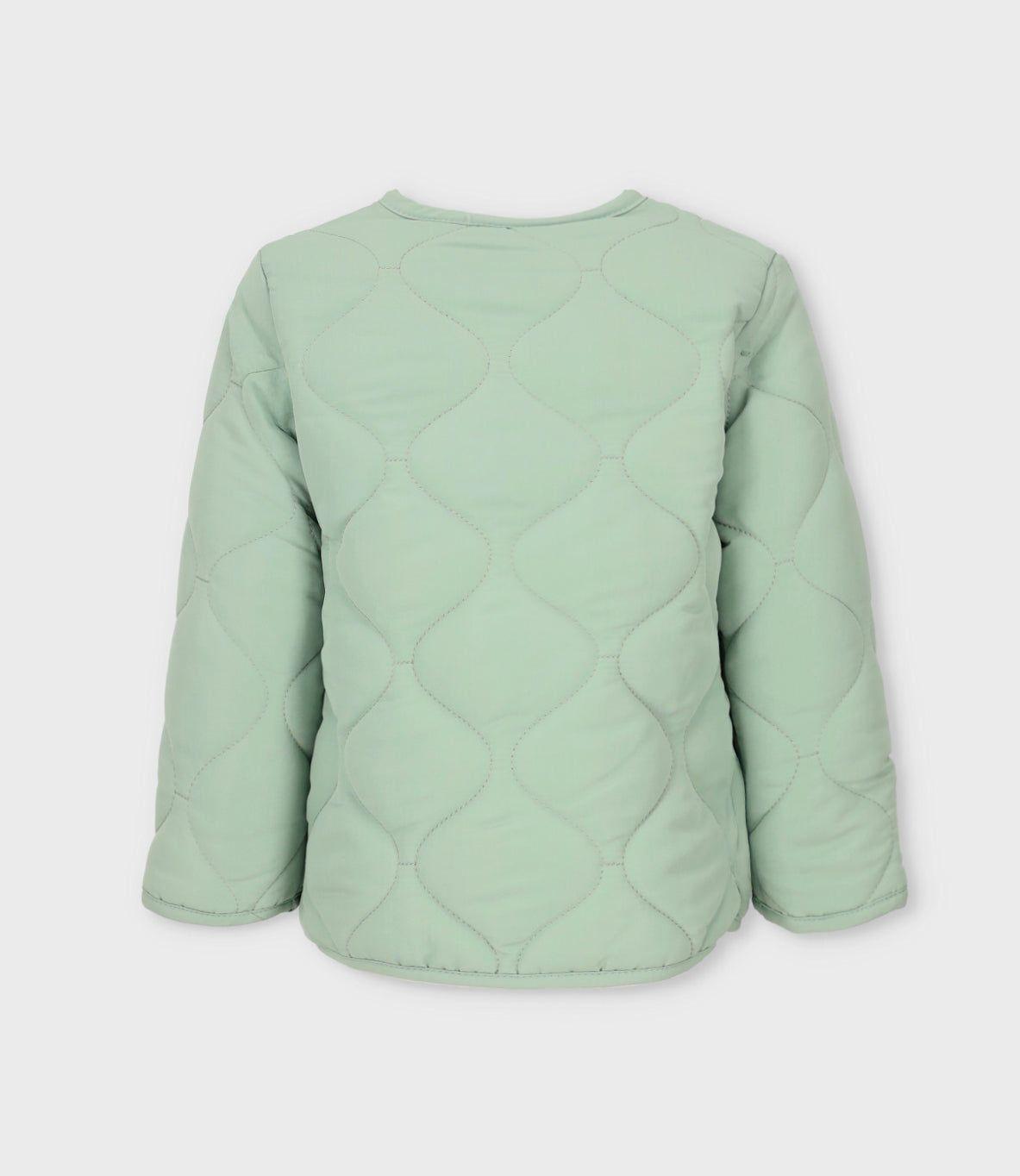 Chaqueta bebé floreada verde Limonada-1