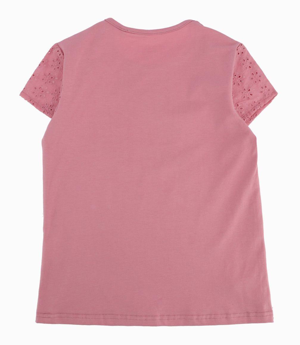 Polera Niña Con Conejos Y Flores-5