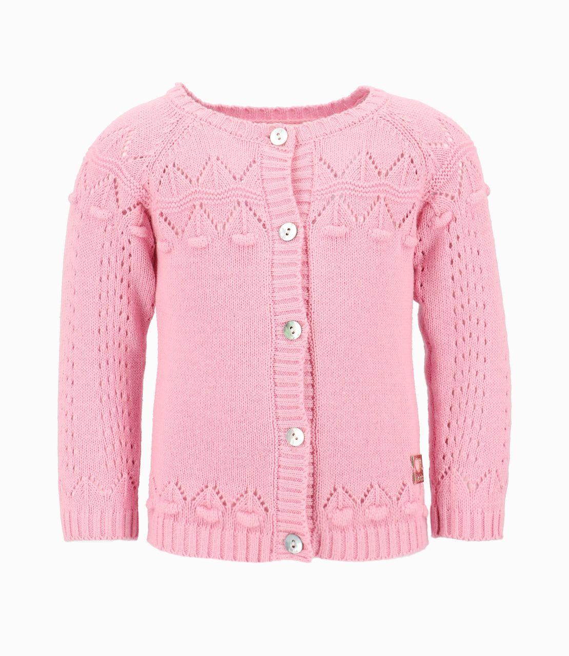 Chaleco Bebé Niña Zig Zag Rosado-8