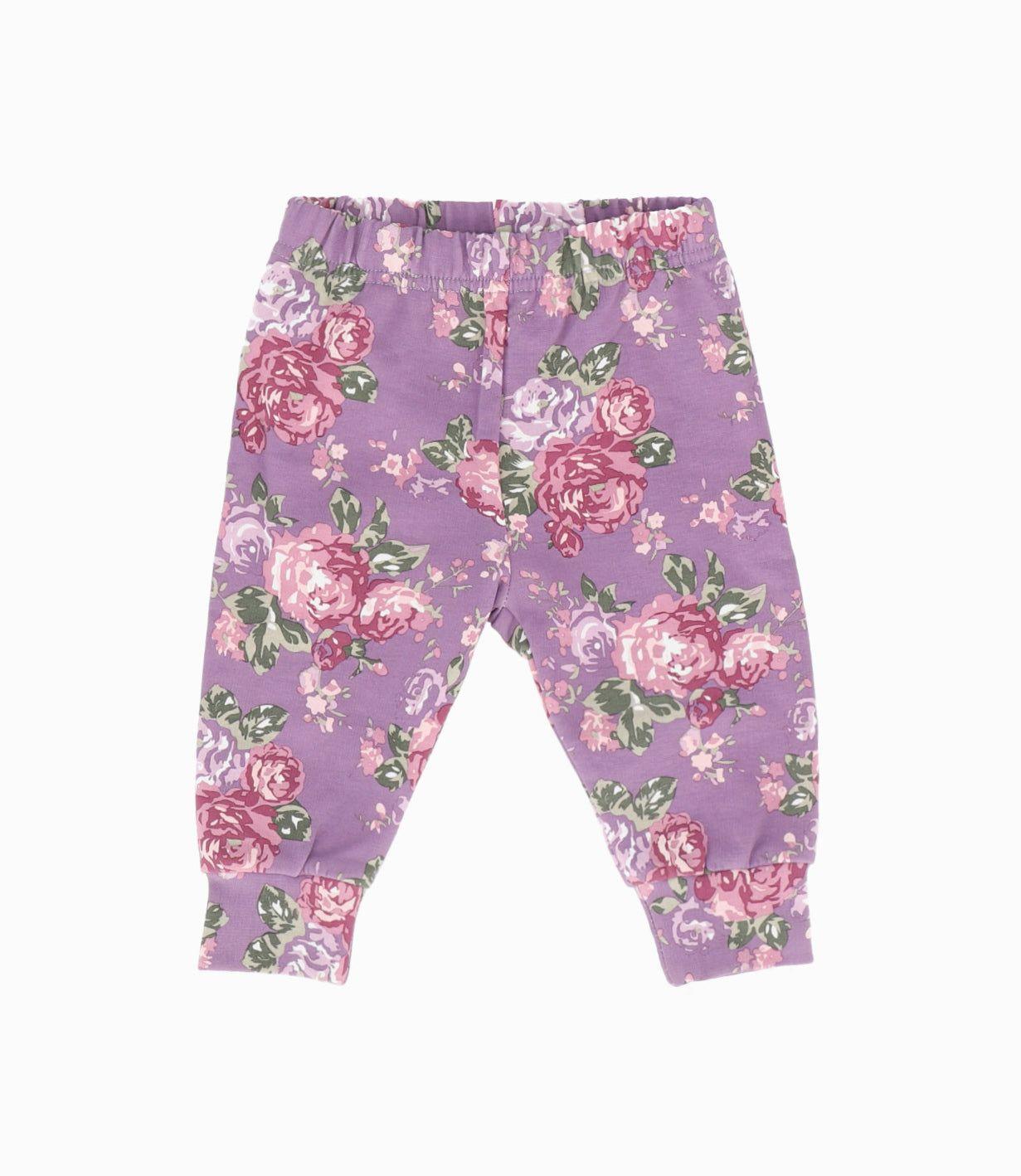 Conjunto buzo recién nacida boho morado Limonada-3