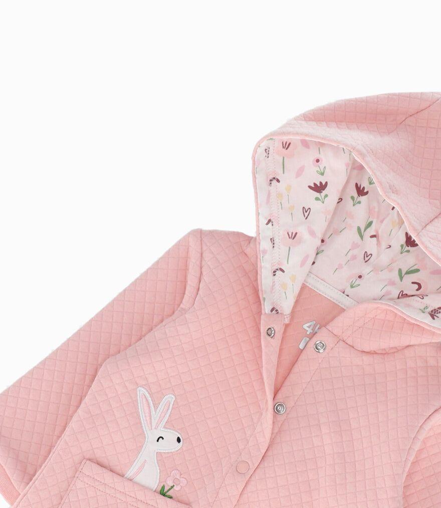 Polerón recién nacida conejo rosado 4 Kids-2