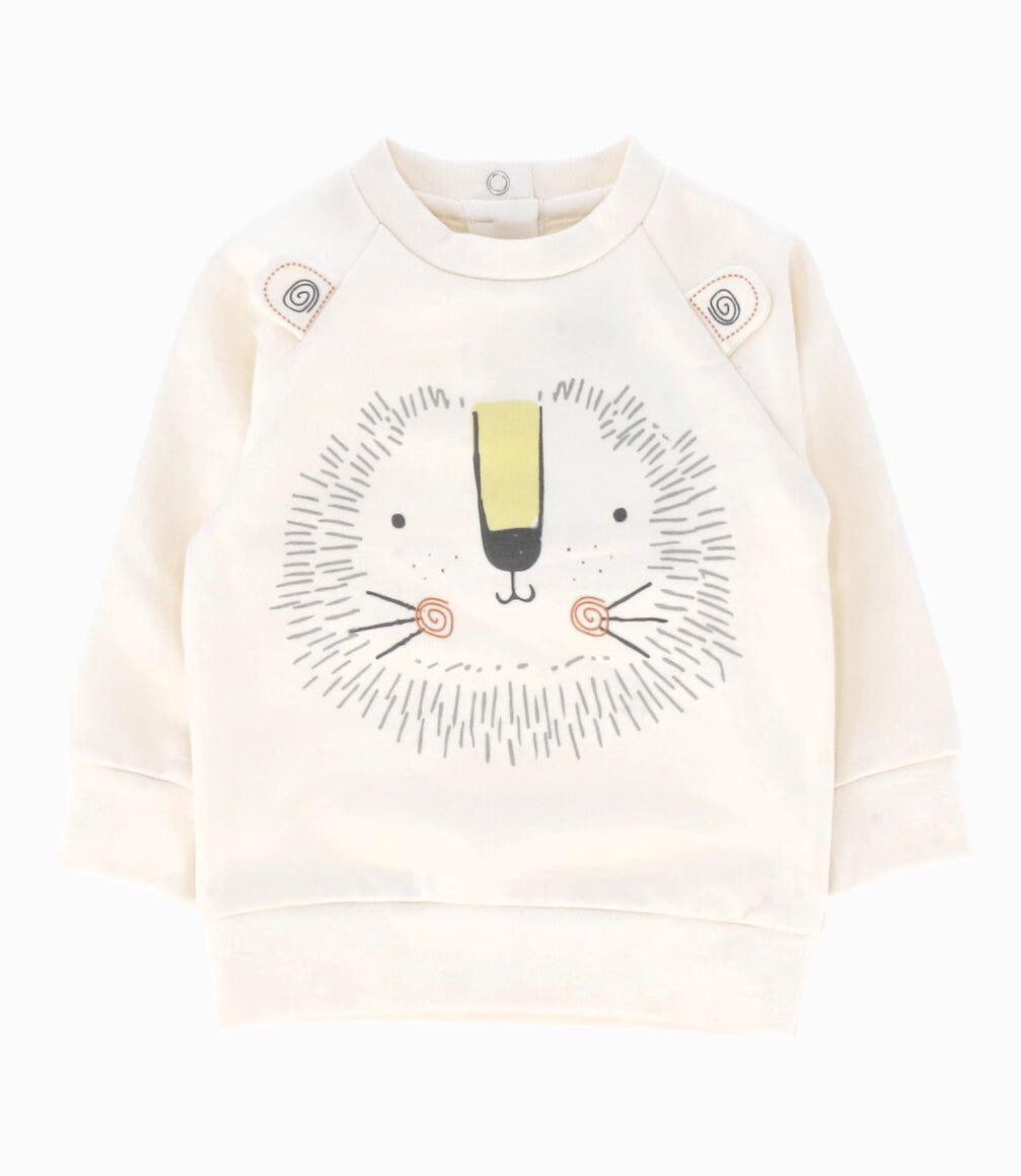 Conjunto recién nacido león blanco 4 Kids-1