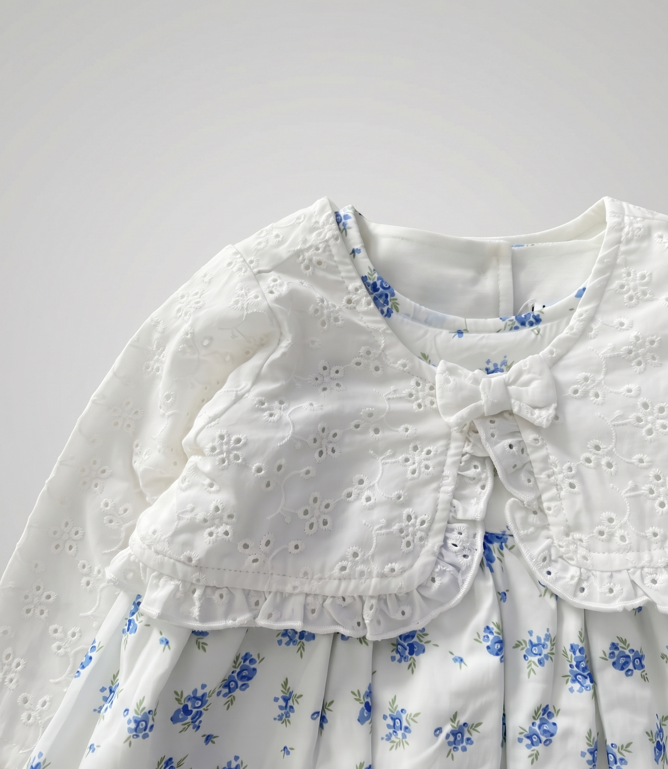 Vestido recién nacida  L13131270103 crudo Limonada-3