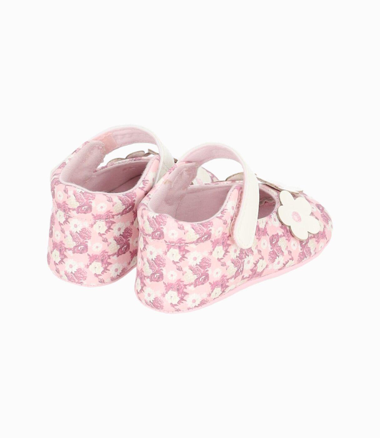 Bailarina recién nacida floreada blanco Limonada-2