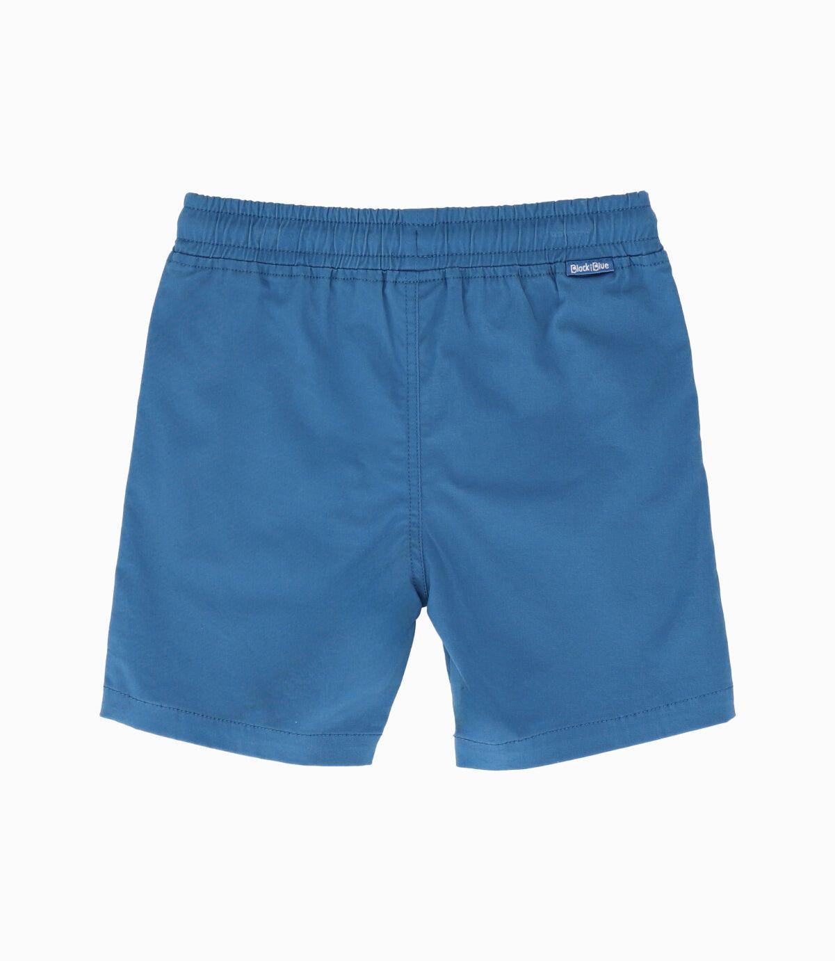 Bermuda niño basico azul marino Black and Blue-2