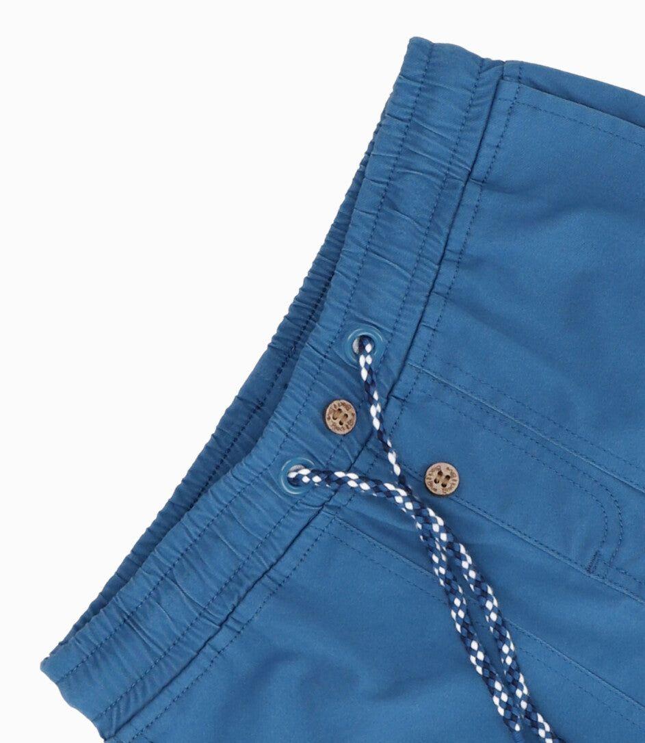 Bermuda niño basico azul marino Black and Blue-3