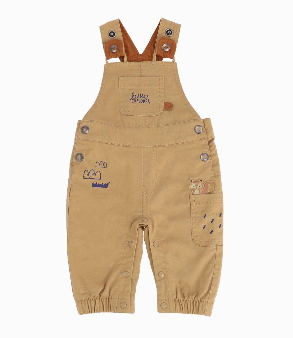 Jardinera Recién Nacido Con Zorrito Black And Blue Khaky-0