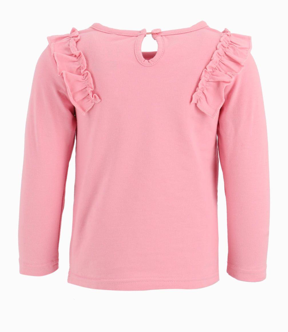 Polera Bebé Niña Con Estampado De Flores Rosado 4 Kids-5